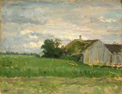 Erik Werenskiold - Landscape Study - NG.M.01310 - National Museum of Art, Architecture and Design