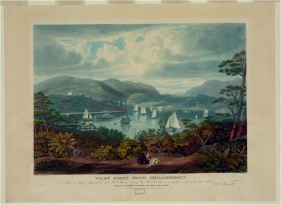 West Point, from Phillipstown - painted and engraved by W.J. Bennett. LCCN97518942