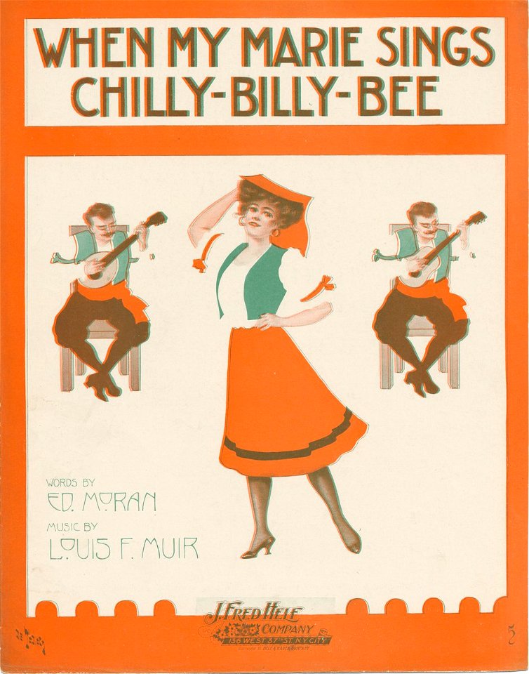 When my Marie sings chilly billy bee 1910