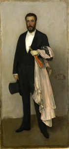Whistler - Arrangement in Flesh Colour and Black Portrait of Theodore Duret