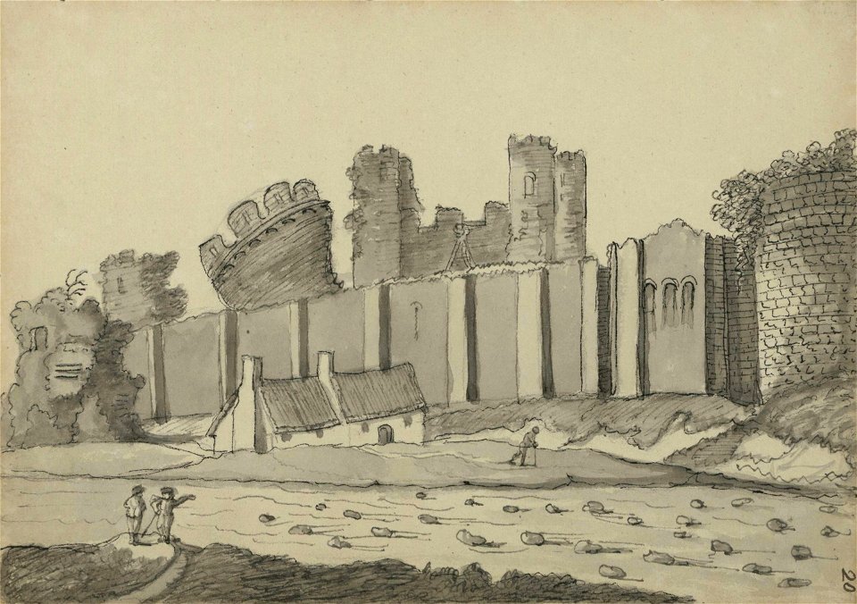 West entrance to Coity castle (1205512)
