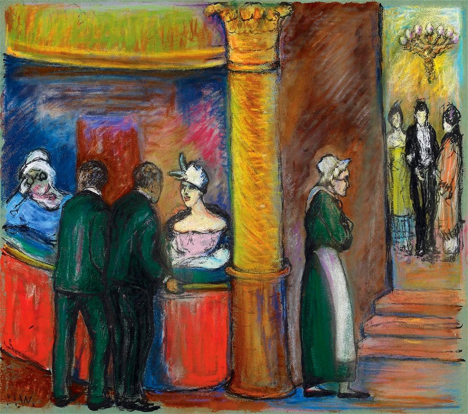Marianne von Werefkin - L'ouvreuse (1909)