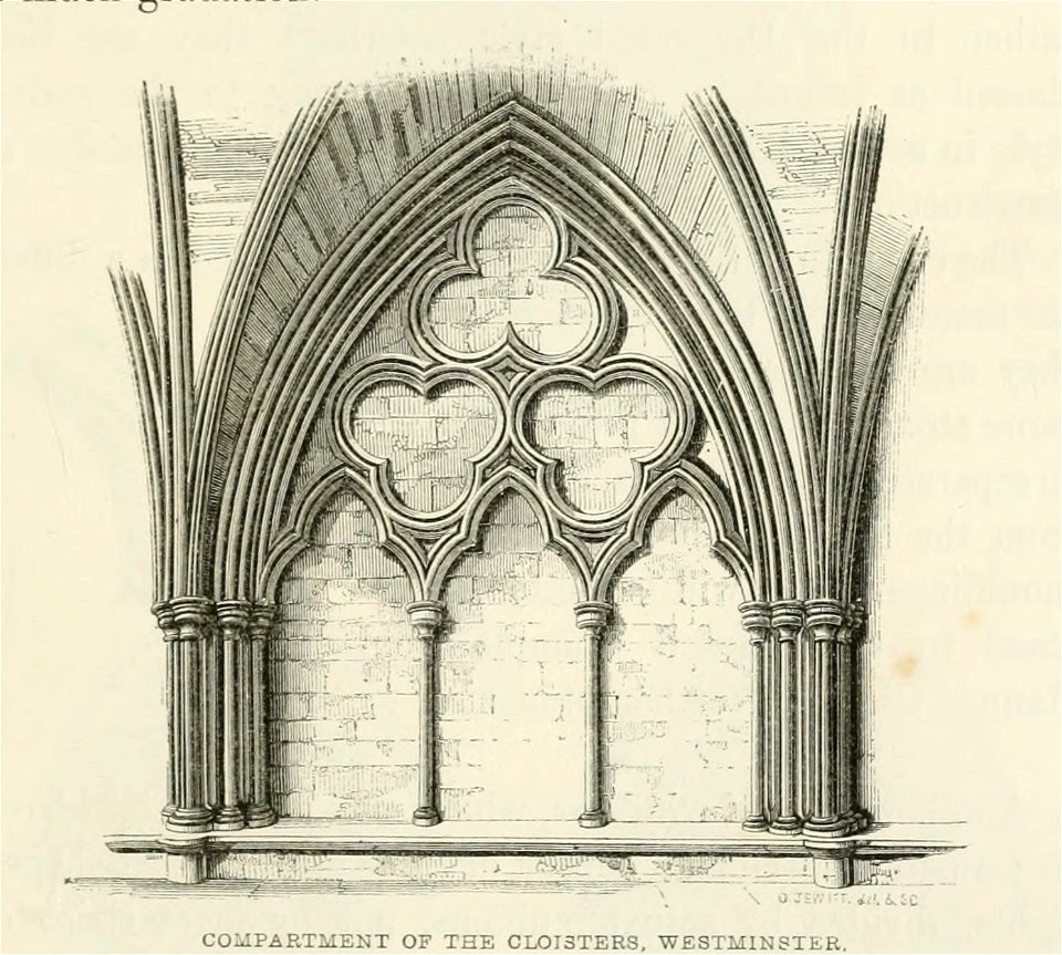 Westminster Cloister stylesofarchitec00rick 0219