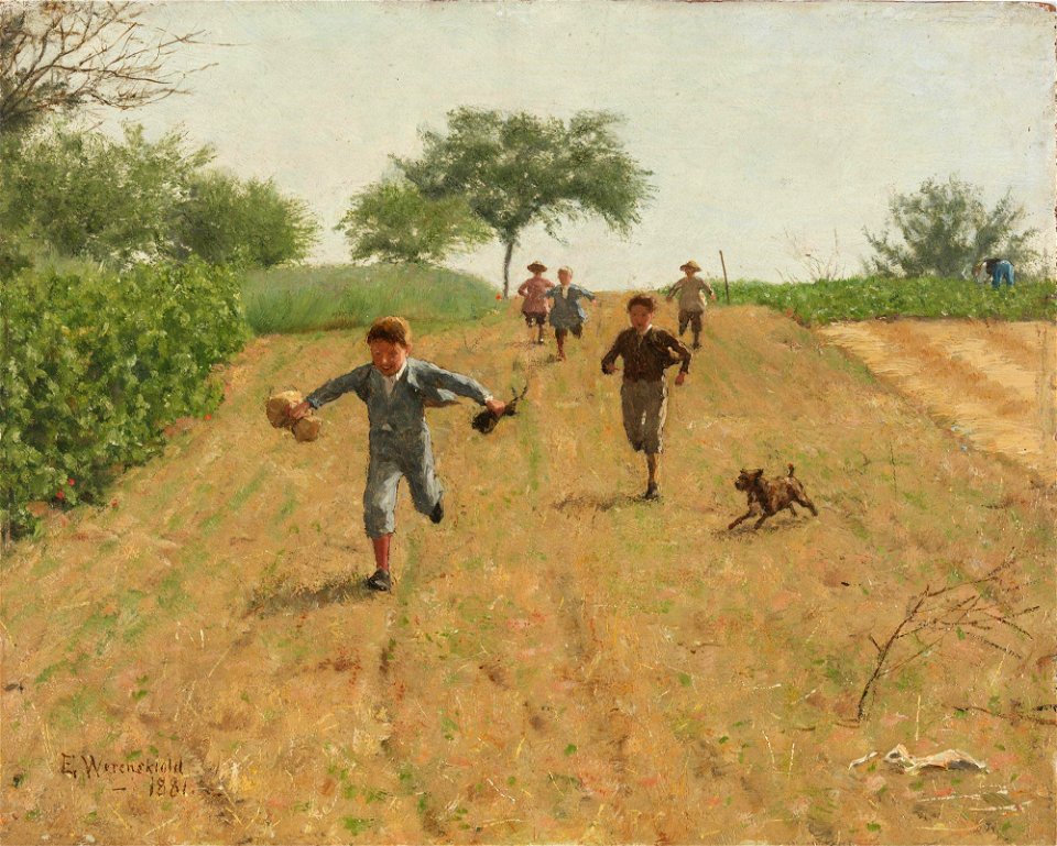 Erik Werenskiold - Skylarking - NG.M.02365 - National Museum of Art, Architecture and Design