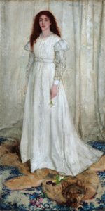 Whistler James Symphony in White no 1 (The White Girl) 1862FXD. Free illustration for personal and commercial use.