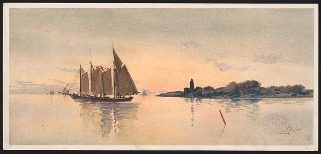 West Chop Light, Vineyard Sound, Mass. - Louis K. Harlow ; by Louis K. Harlow. LCCN2016652379