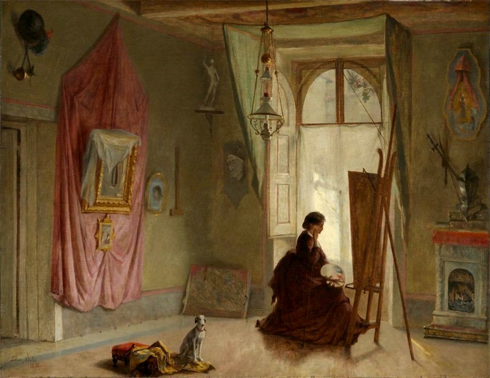 'Studio Interior' by Edwin White, 1872