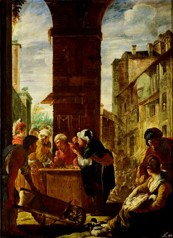 Werkstatt Domenico Fetti - Gleichnis von der köstlichen Perle - GG 130 - Kunsthistorisches Museum