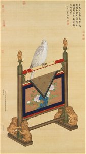 White Falcon by Giuseppe Castiglione