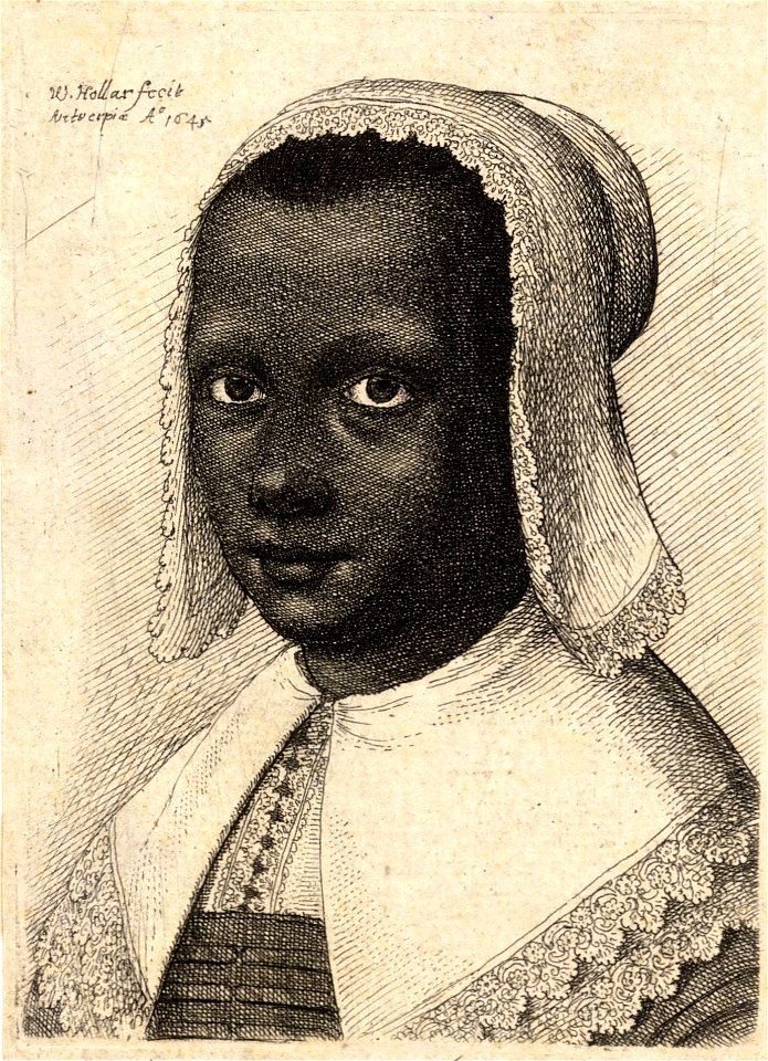 Wenceslas Hollar - Young Negress