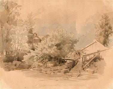 Werner Holmberg - Norskt kvarnlandskap - A I 470-118 - Finnish National Gallery