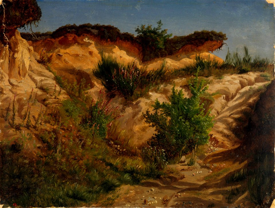 Werner Holmberg - Hiekkakuoppa, harjoitelma - A I 471-13 - Finnish National Gallery