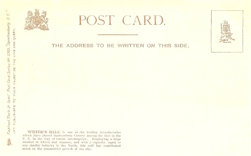 White's Mill (verso)
