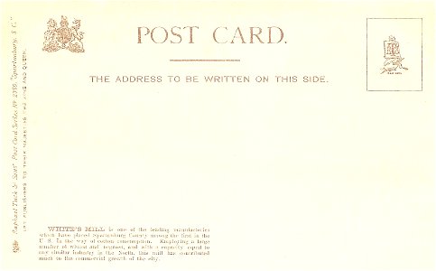 White's Mill (verso)