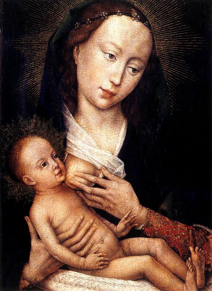 Weyden Portrait Diptych of Jean de Gros (left wing)