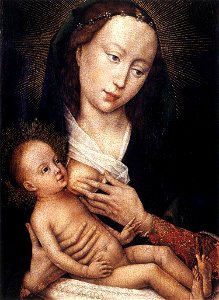 Weyden Portrait Diptych of Jean de Gros (left wing)
