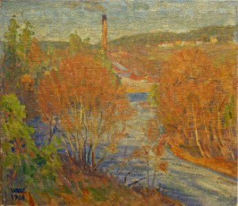 Wilhelm Wetlesen - From Lysakerelven - NG.M.02369 - National Museum of Art, Architecture and Design