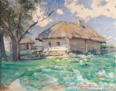 Russian Izba by Constantin Westchiloff, 1907