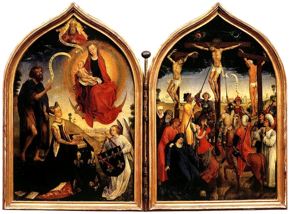 Weyden-Diptych of Jeanne of France 1452-70