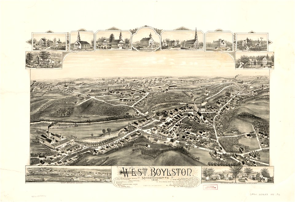 West Boylston Massachusetts 1891. LOC 2014593374