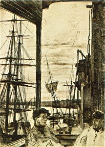 Whistler - Rotherhithe, 1860