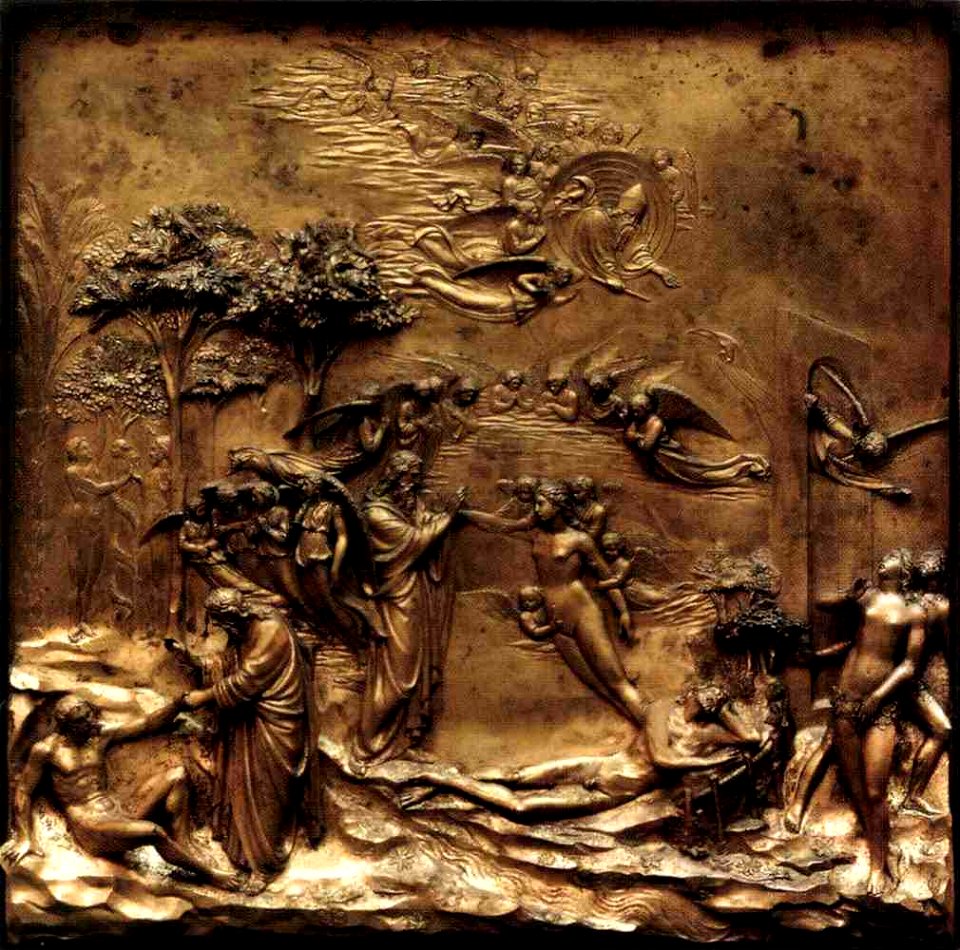 Wga Ghiberti Creation Of Adam And Eve Creazilla   Wga Ghiberti Creation Of Adam And Eve Illustration Md 