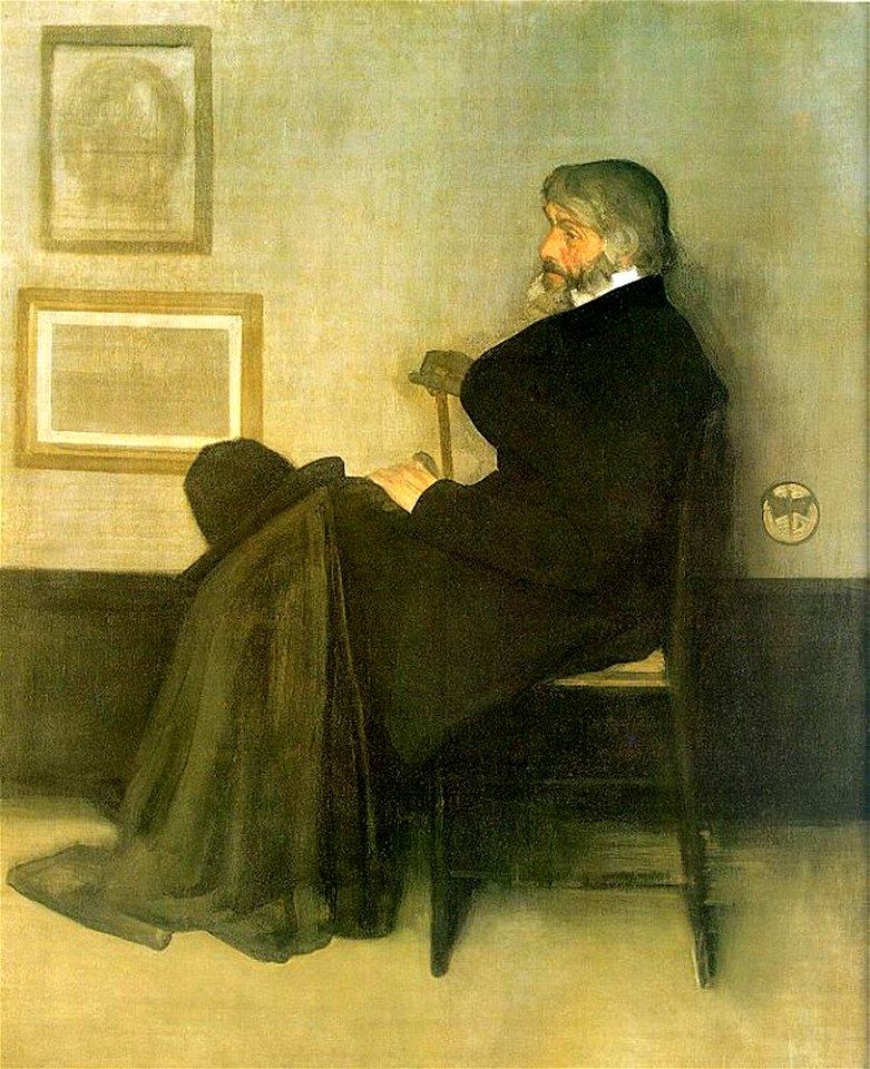 Whistler James Arrangement in Gray and Black No2 1873