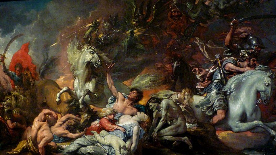 Benjamin West - Death on a Pale Horse (1796) - Free Stock Illustrations ...