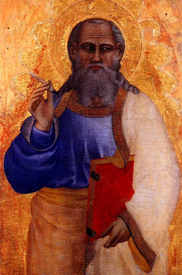 Wga Nardo di Cione St John the Evangelist Lindenau Museum Altenburg