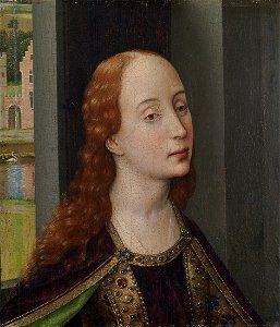 Rogier van der Weyden - St Catherine - WGA25723. Free illustration for personal and commercial use.