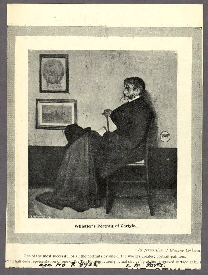 Whistler's portrait of Carlyle (5236447)