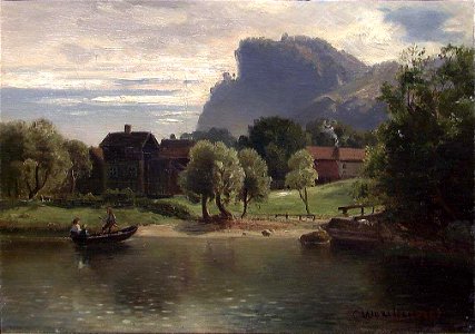 Christian Delphin Wexelsen - Landscape with a Farm - NG.M.01433 - National Museum of Art, Architecture and Design