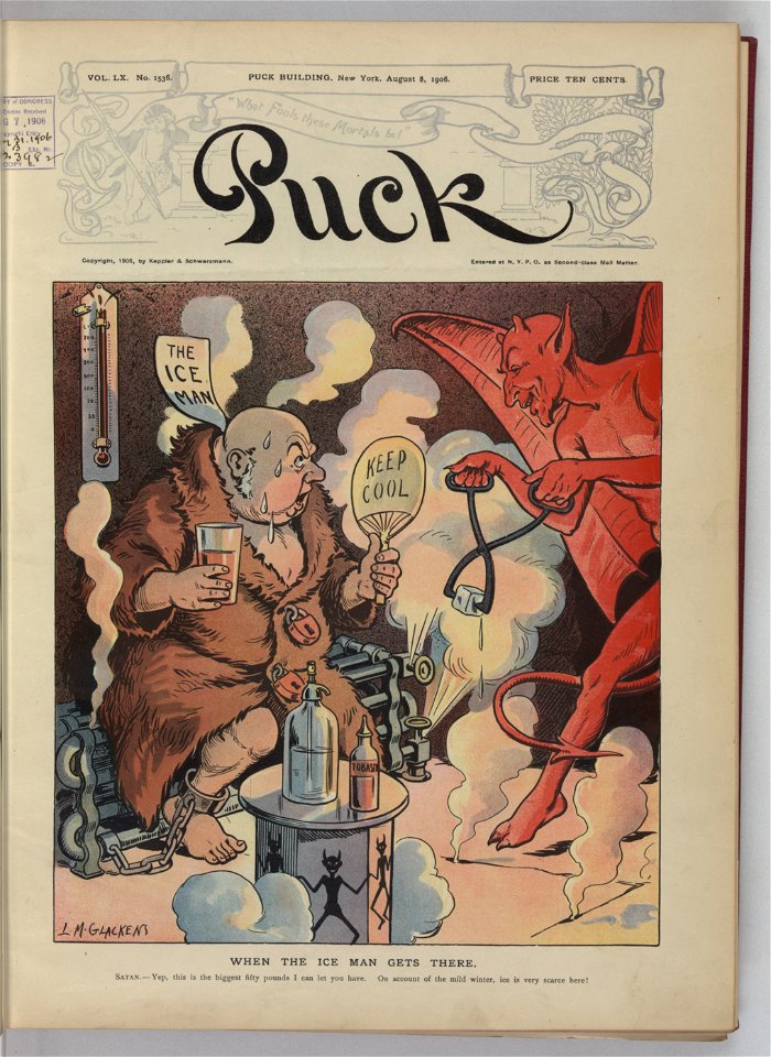 When the ice man gets there - L.M. Glackens. LCCN2011645927