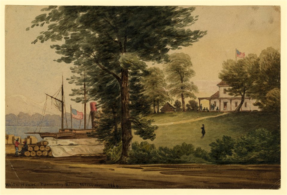 White House - Pamunkey River - McIlvaine. LCCN2004661380