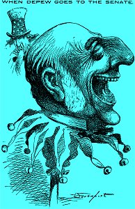 When Depew goes to the Senate by Homer Davenport (cropped) blue