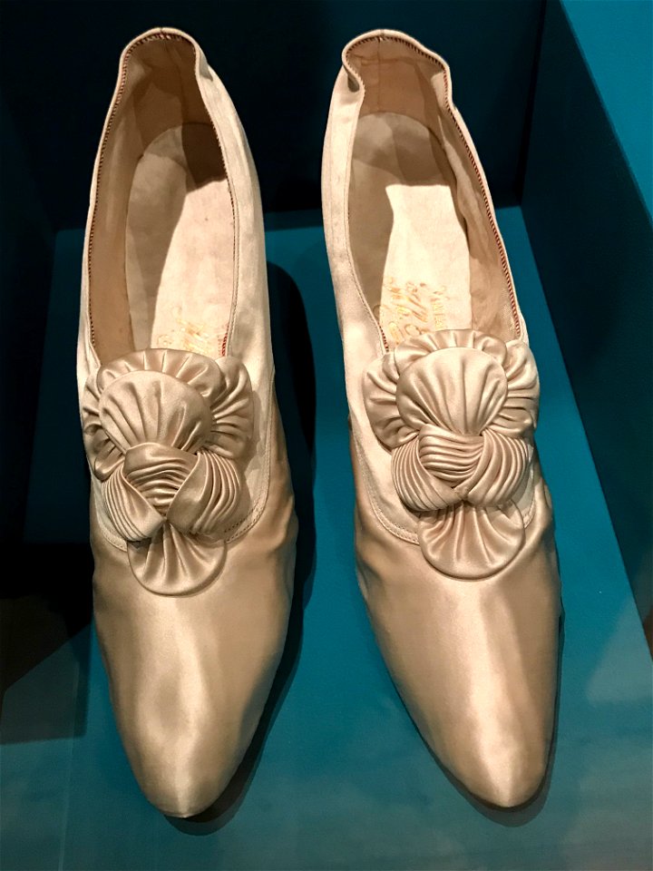 White Shoes of Dowager Empress Maria Feodorovna