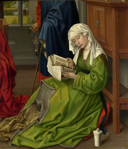The Magdalen Reading - Rogier van der Weyden. Free illustration for personal and commercial use.