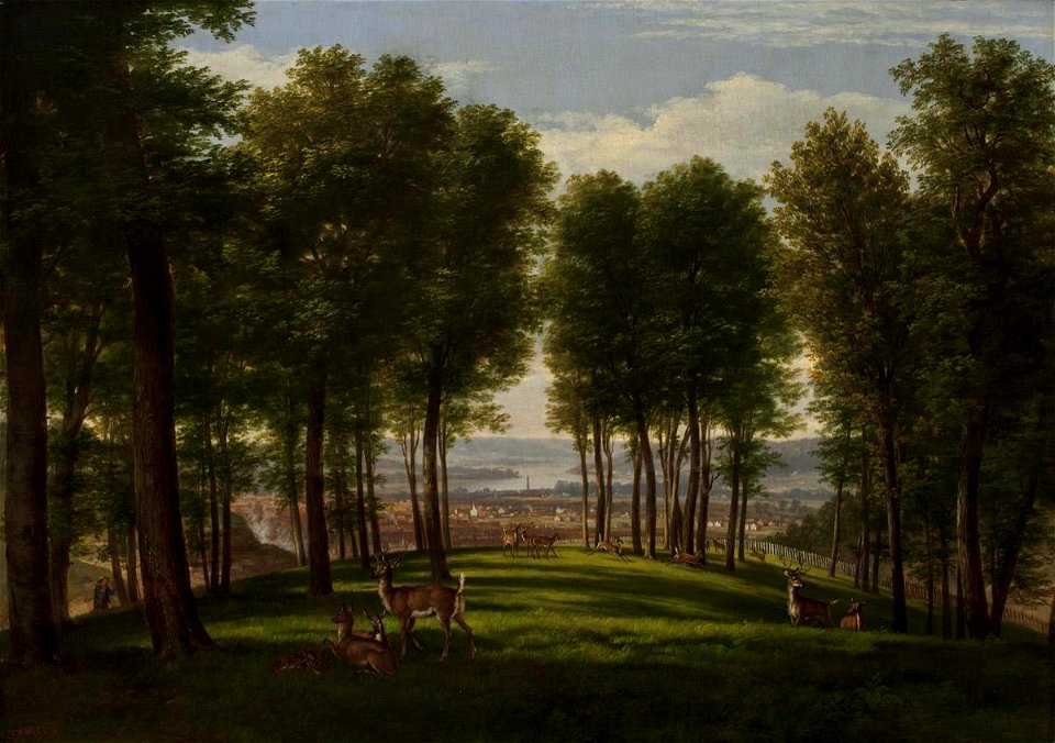 Worthington Whittredge - View of Cincinnati, Ohio