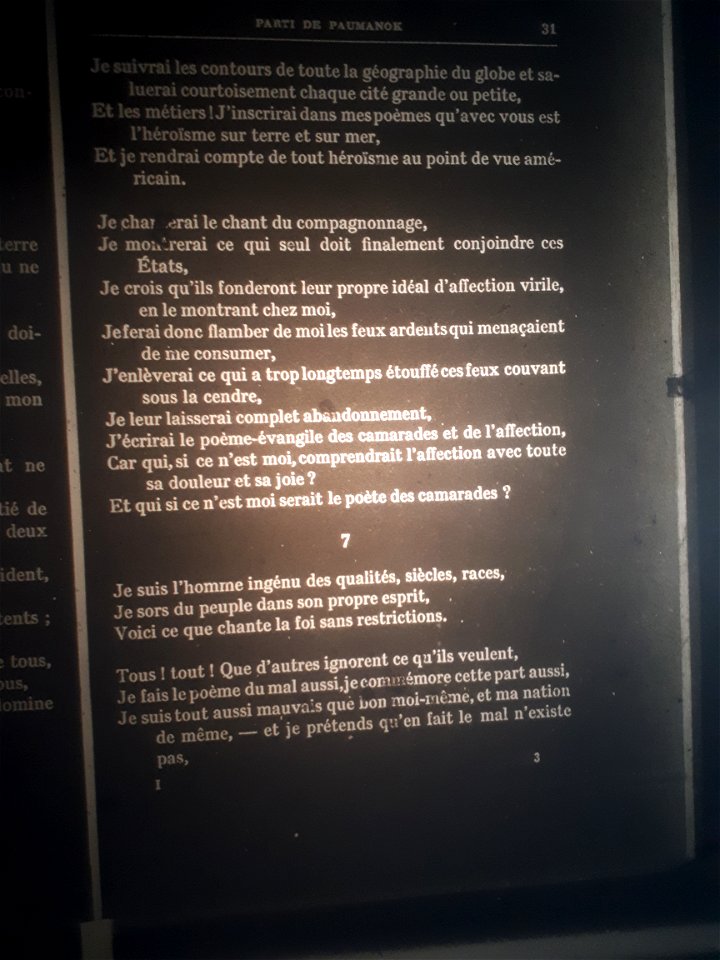 Whitman - Feuilles d’herbe, trad. Bazalgette - 31