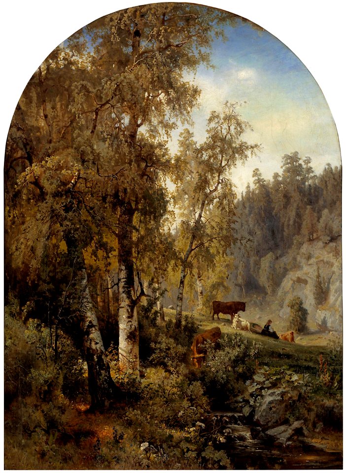 Werner Holmberg - Ideal Landscape (1860)