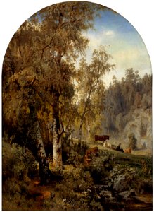 Werner Holmberg - Ideal Landscape (1860)