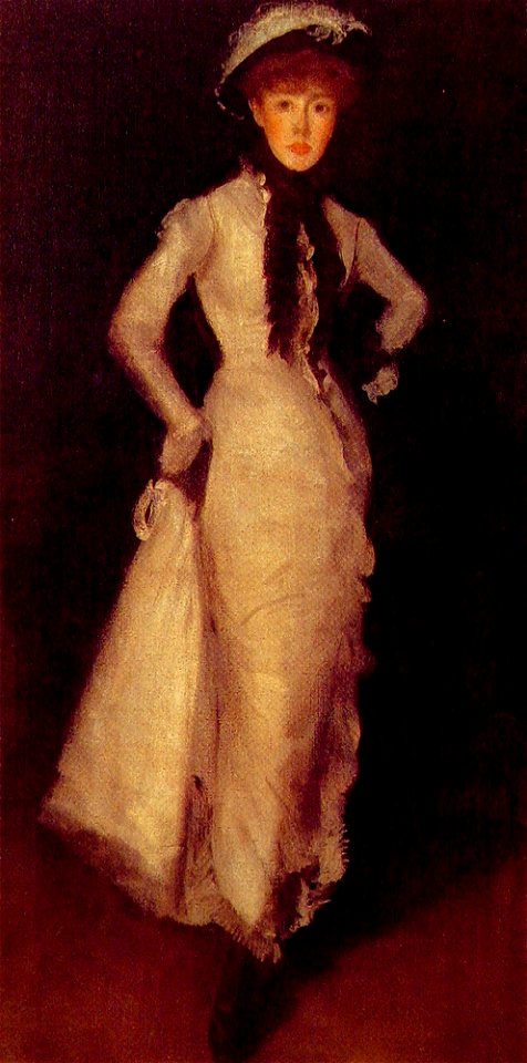 Whistler James Arrangement in White and Black 1876
