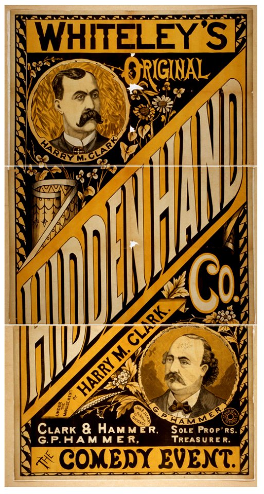 Whiteley's Original Hidden Hand Co. the comedy event. LCCN2014637383