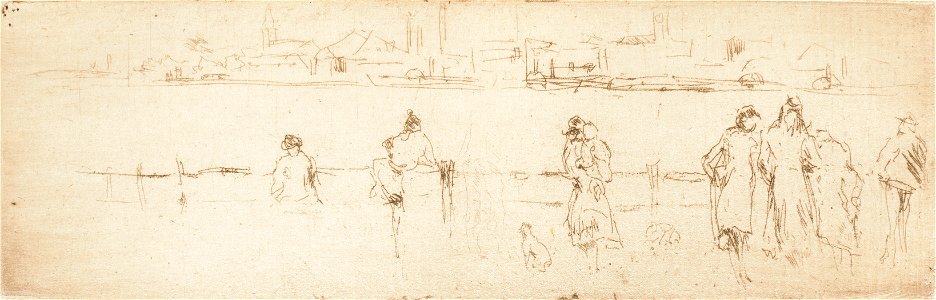 Whistler - Sketch on the Embankment