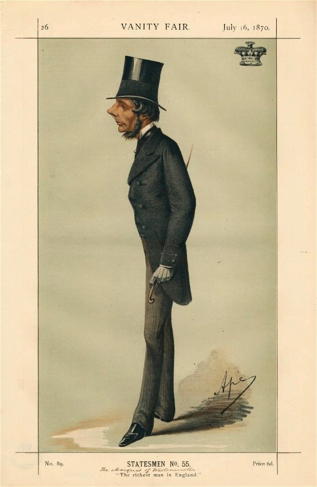Hugh Lupus Grosvenor, Vanity Fair, 1870-07-16