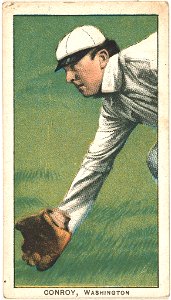 Wid Conroy, Washington Nationals, baseball card portrait LCCN2008676641