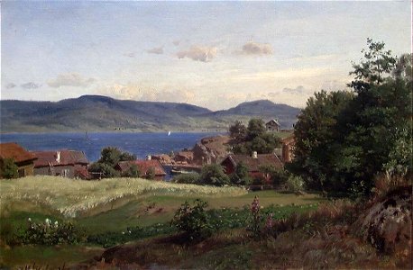 Christian Delphin Wexelsen - View from Holmsbu - Fra Holmsbu - Nasjonalgalleriet - NG.M.00477