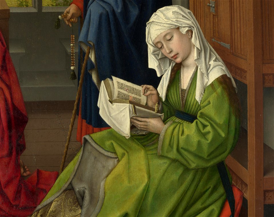 The Magdalen Reading - Rogier van der Weyden (cropped)25. Free illustration for personal and commercial use.