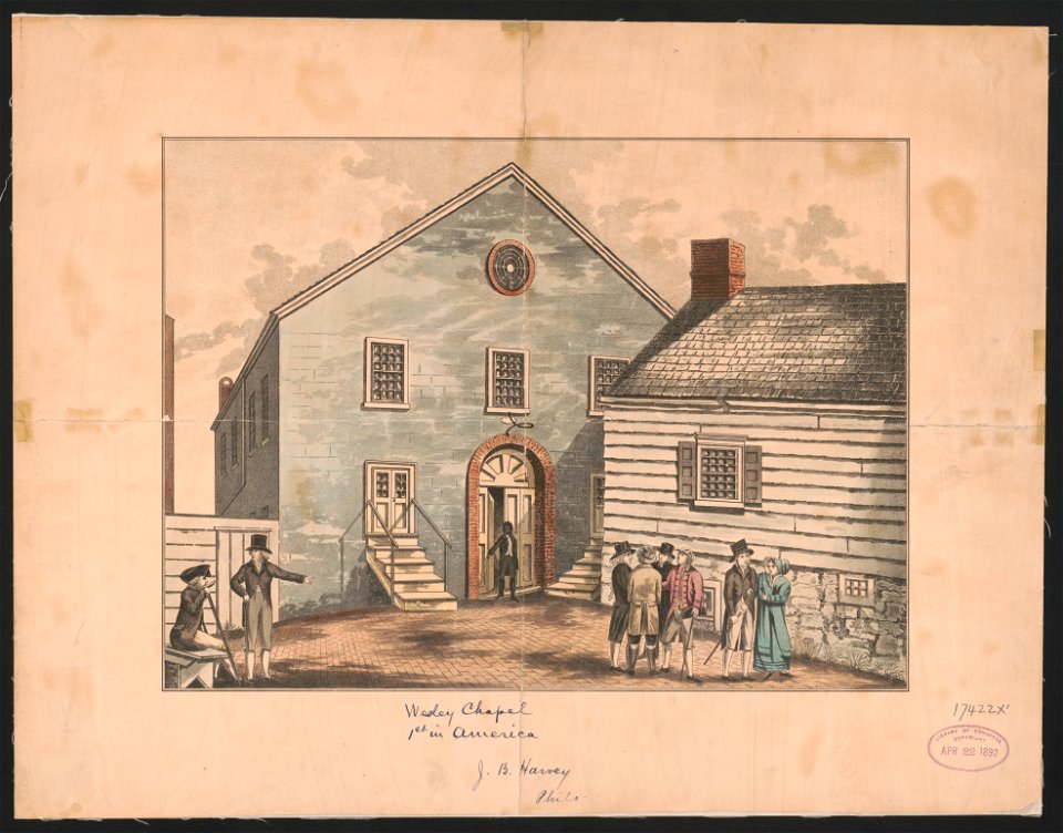 Wesley Chapel 1st in America - J.B. Harvey, Phila. LCCN2014645297