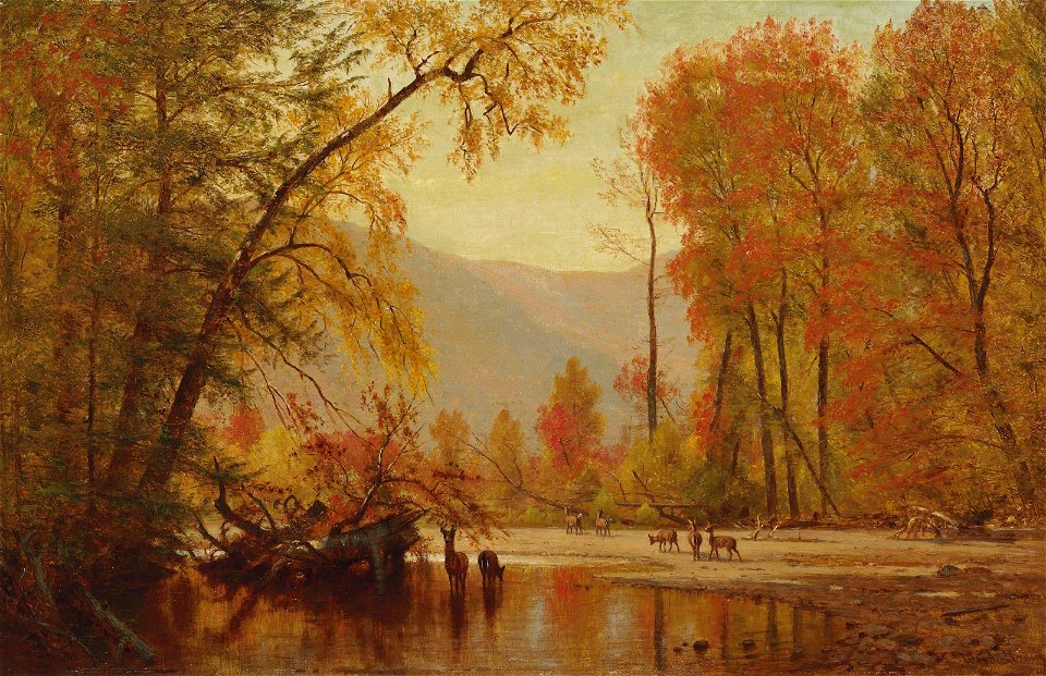 Thomas Worthington Whittredge - Autumn on the Delaware